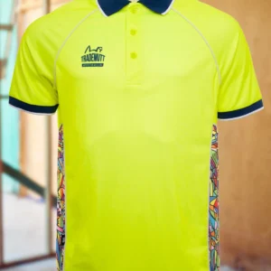 Trademutt Unisex Yellow Bonza Polo
