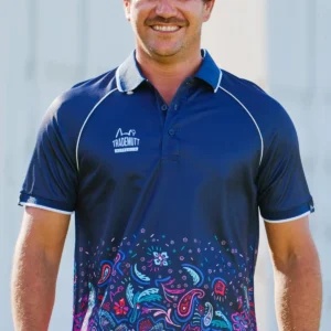 Trademutt Unisex The Larrikin Short Sleeve Polo