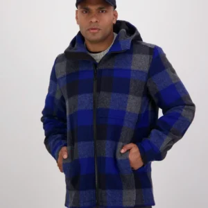 Swanndri Men's Hudson Hoodie - Aoraki Check