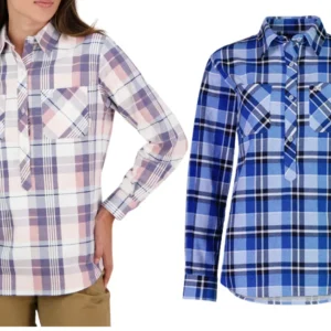 Swanndri Women's Egmont Twin Pack Shirt - Blush / Arctic