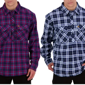 Swanndri Men's Egmont Twin Pack - Indigo / Cherry