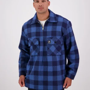Swanndri Men's Ranger Bush Shirts - Oceanview/Navy Check