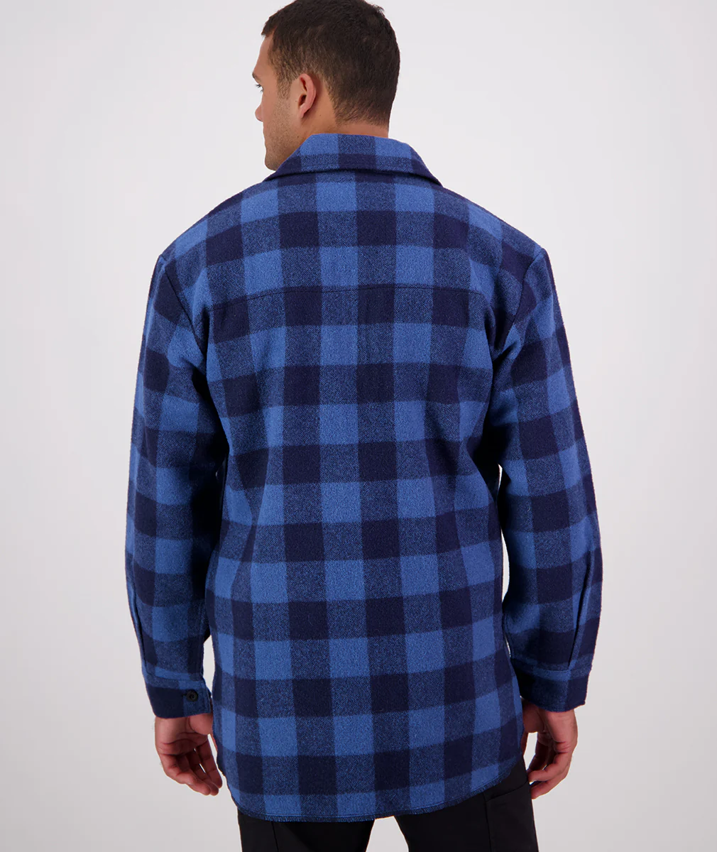 Swanndri Men's Ranger Bush Shirts - Oceanview/Navy Check - Image 2