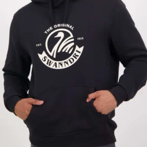 Swanndri Men's Original V2 Hoodie - Black/Sandshell