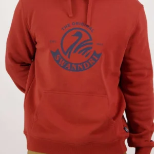 Swanndri Men's Original V2 Hoodie - Merlot/Navy