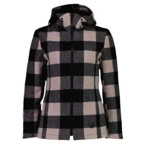 Swanndri Women's Seattle Hoodie - Rose Check