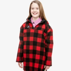 Swanndri Kid's Brixton Bush Shirt - Red/Black Check