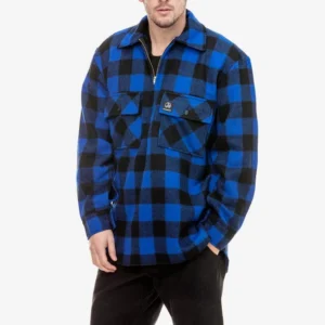 Swanndri Men's Ranger Bush Shirts - Blue/Black Check