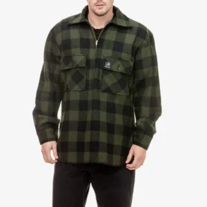 Swanndri Ranger Bush Shirts - Olive/Black Check