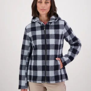 Swanndri Women's Seattle V2 Hoodie - Misty Check