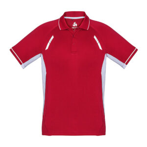 Biz Cool Top Red/White/Silver (Style P700MS)