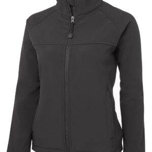 JB's Wear Woman's Layer Soft Shell Jacket (Charcoal) 3LJ1