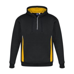 Biz Collection - Unisex - Unisex Renegade Hoodie - Black/Gold/Silver SW710U