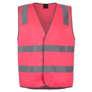 JB's Day/Night Hi-Vis V-Neck Vest (pink) 6DNSVIC