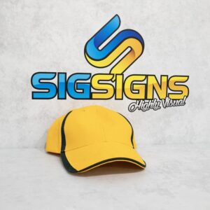 Baseball Cap - Yellow & Black
