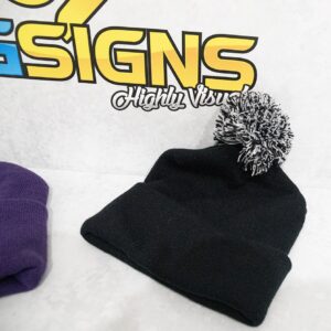 Black Bobble Beanie