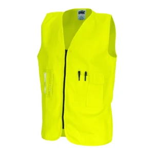 DNC Cotton Air Flow Day Safety Vest Yellow - 3808
