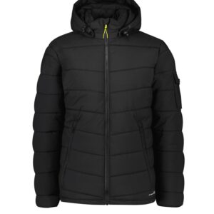 Syzmik Unisex Streetworx Hooded Puffer Jacket ZJ240 (Black)