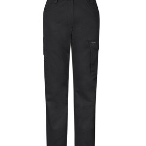 Syzmik Womens Essential Basic Stretch Cargo Pant Black ZP730