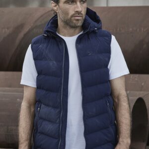 Syzmik Unisex Streetworx Hooded Puffer Vest - ZV245 (Navy)