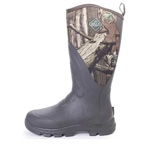 Muck Boot Co. Mens Woody Grit All Terrain Hunting Boot (Brown/Mossy Oak Infinity)