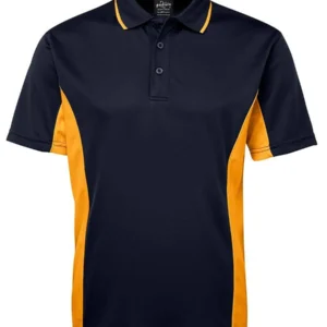 JB's Podium Contrast Polo - UV SPF 20 - Navy/Orange 7PP